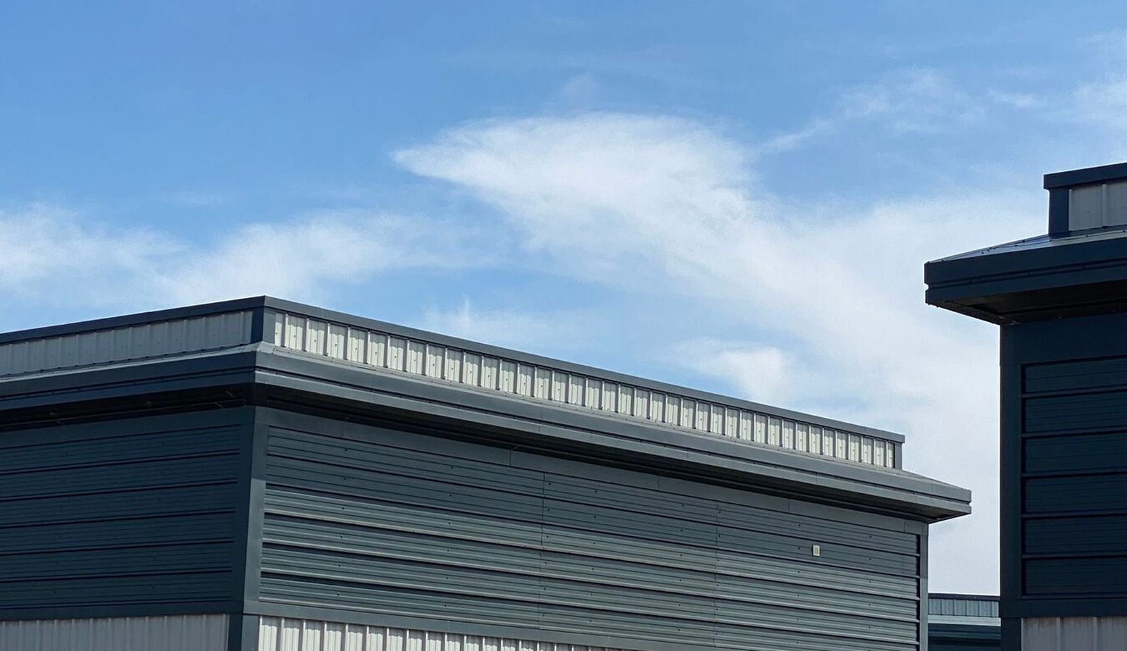 Manufacturing plant roof